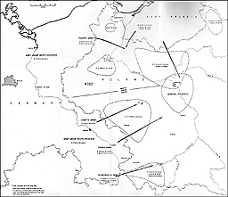 Map 6: The Concentration of German Forces