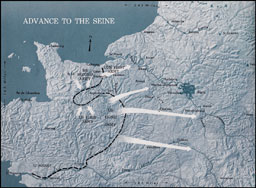 Map: Advance to the Seine