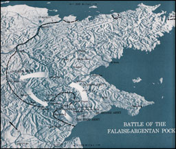 Map: Battle of the Falaise-Argentan Pocket