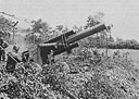 155mm Howitzer, north of Periers-St. Lo highway, blasts German lines.