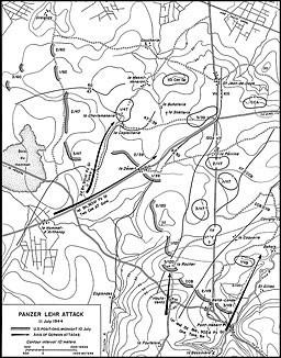 Map 7. Panzer Lehr Attack, 11 July 1944
