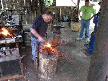 image - forge welding sparks