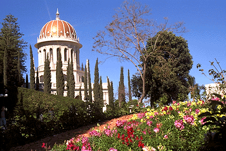 The Bab's shrine at Hifa, Israel