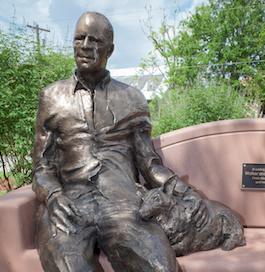 Image of Statue of Walker Percy